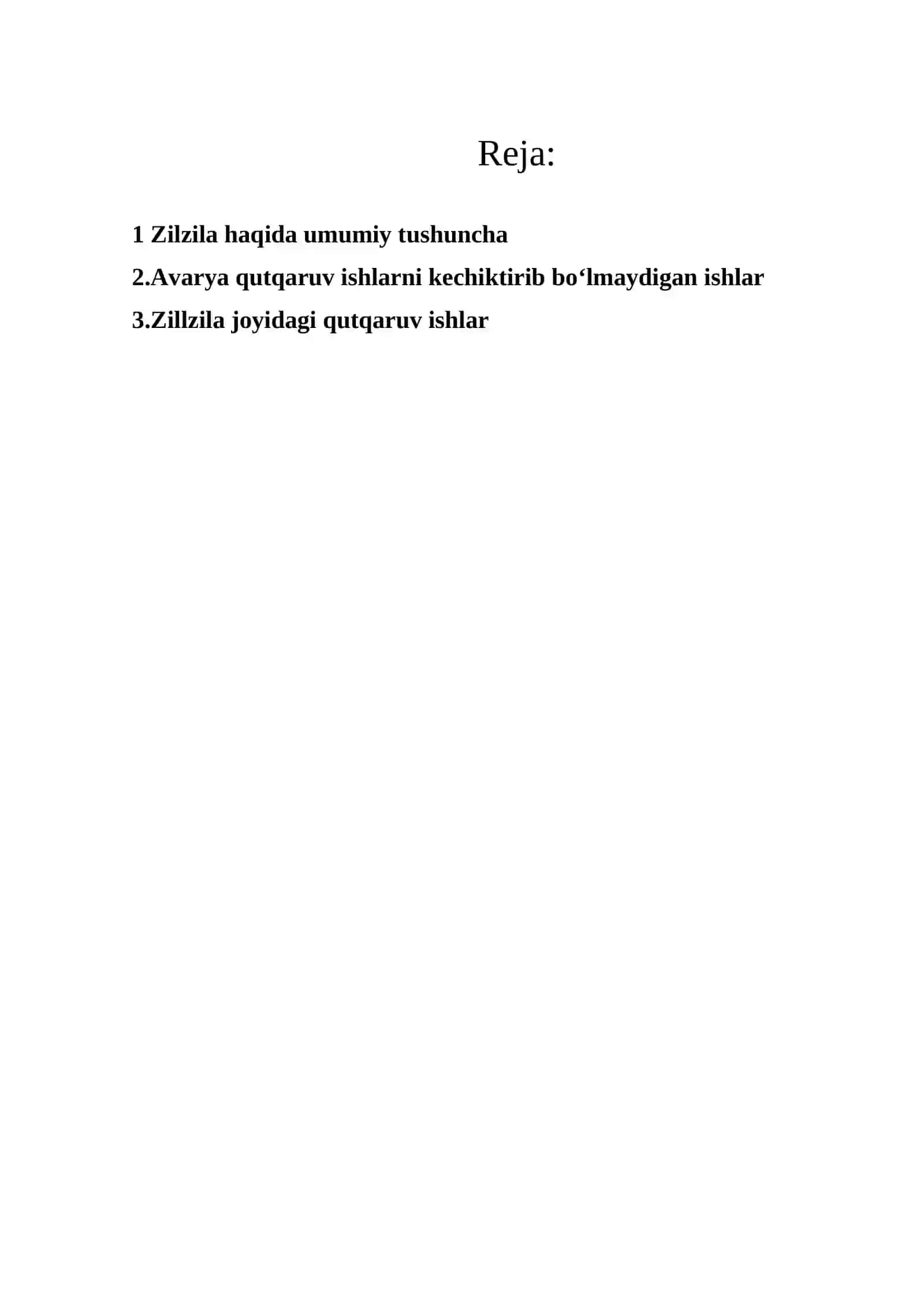 Zilzila sodir boigan hududlarda amalga oshiriladigan avariya-qutqaruv ishlari 2
