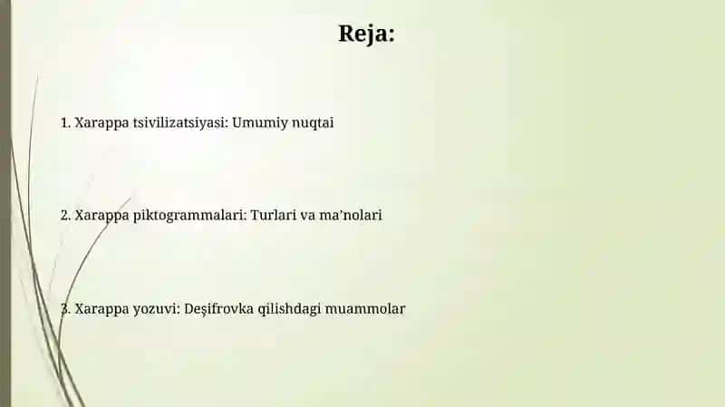 Xarappa madaniyat va piktografik belgilari 2