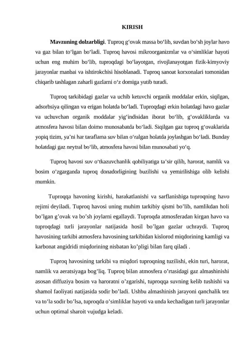 Tuproqning Kimyoviy Tarkibi 2