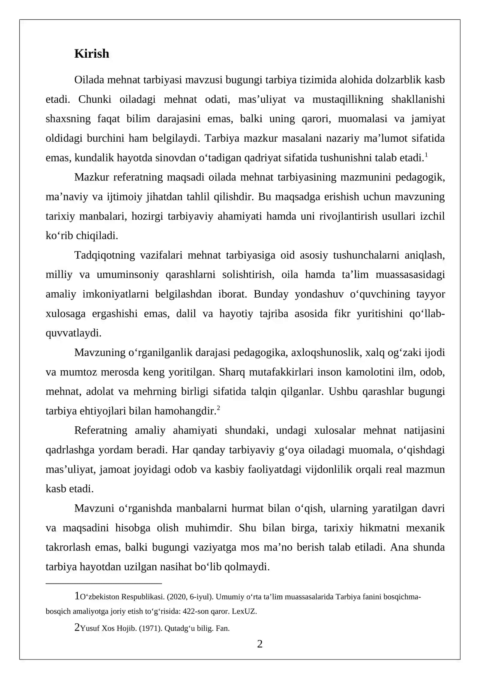 Oilada mehnat tarbiyasi 2