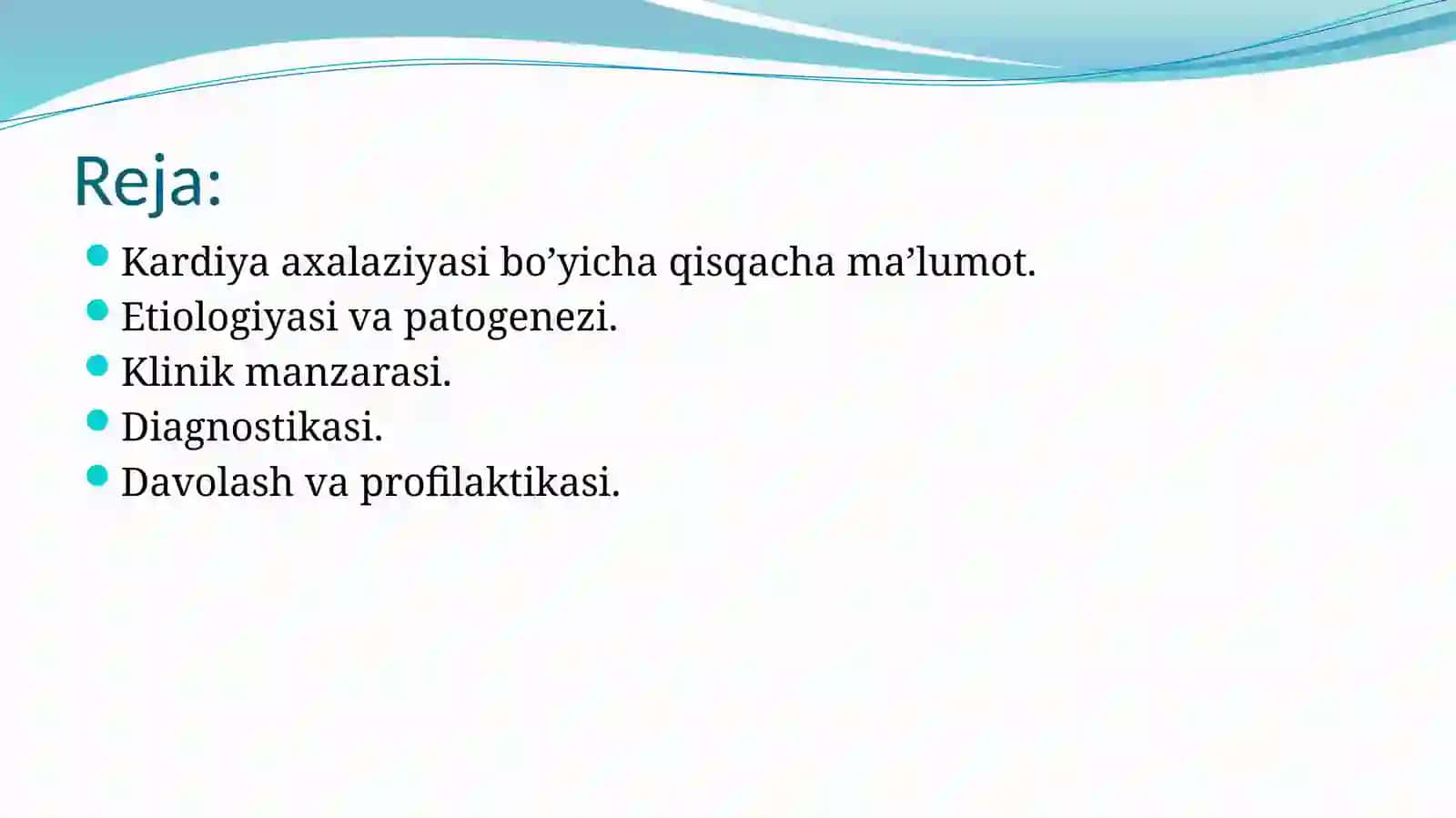 Kardiya axalaziyasi 2