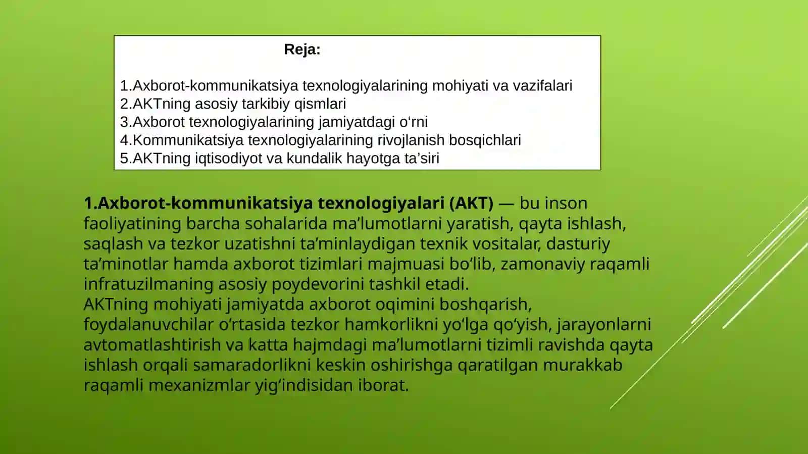 Axborot–kommunikatsiya texnologiyalari mahsulotlari 2