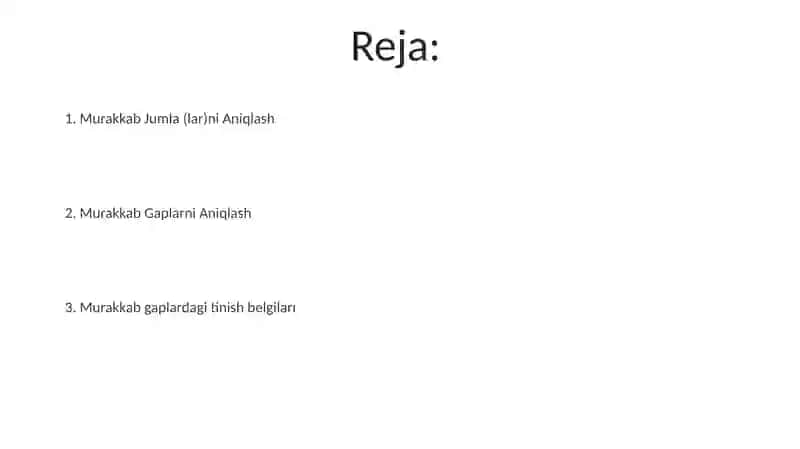 Murakkab gaplar haqida maʼlumot 2
