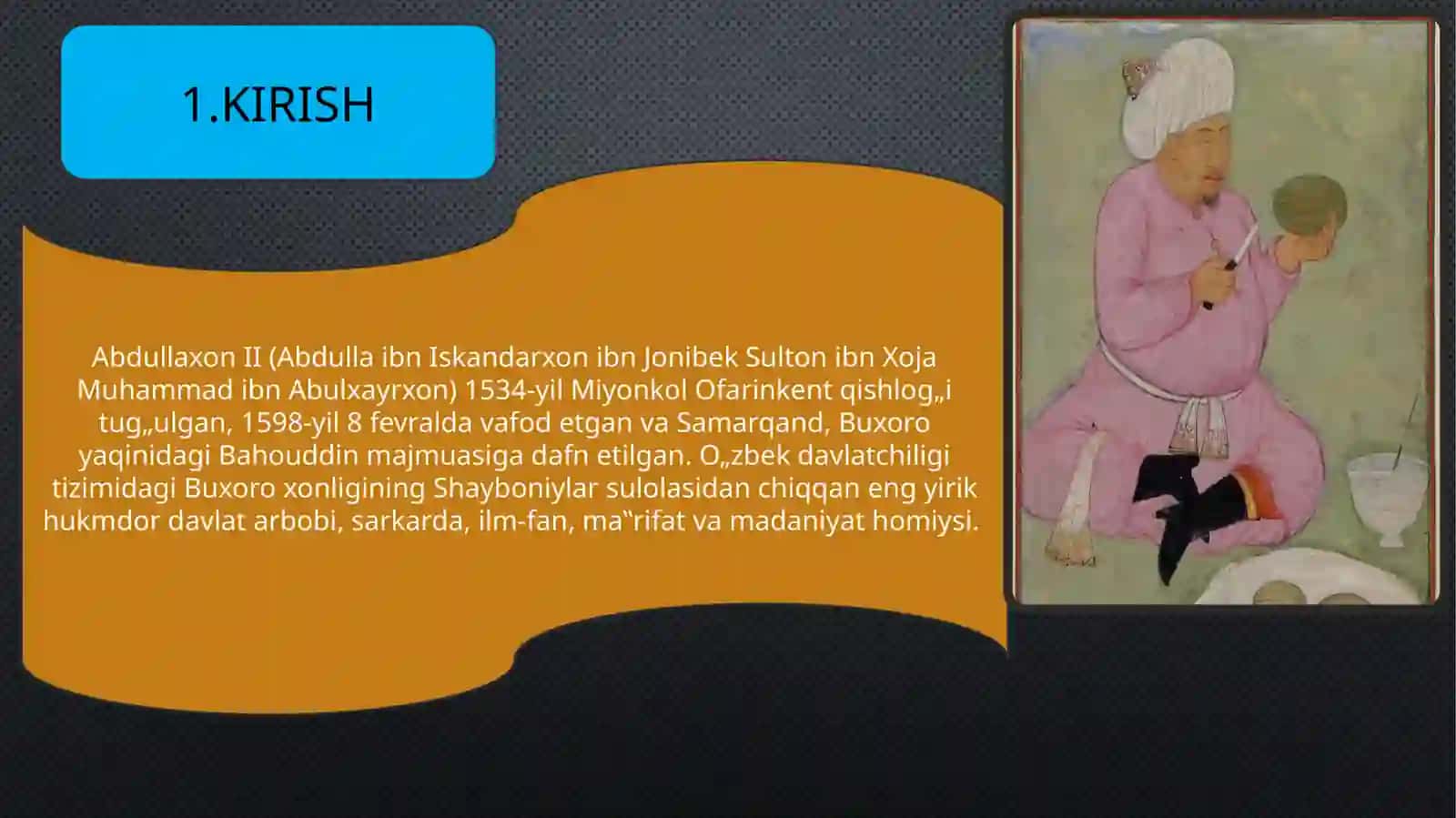 Abdullaxon II islohotlari 2