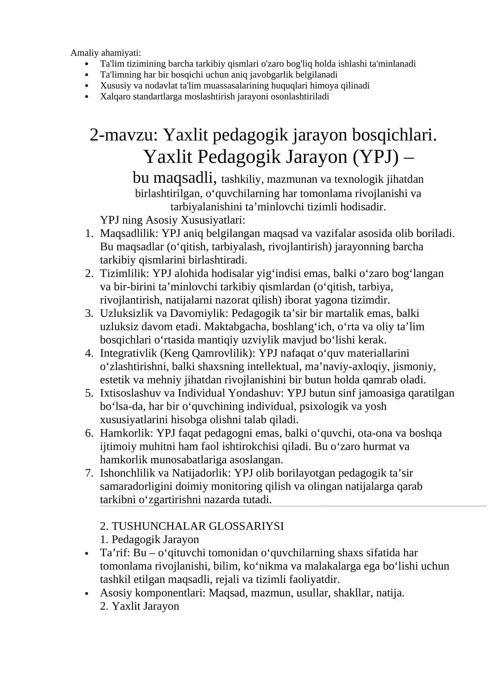 Ta'lim tizimi 2