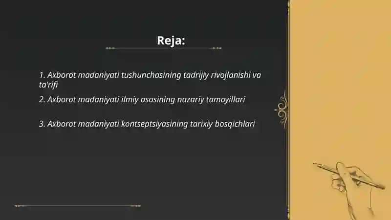 Axborot madaniyati tushunchasining tadrijiyligi va ilmiy asosi 2