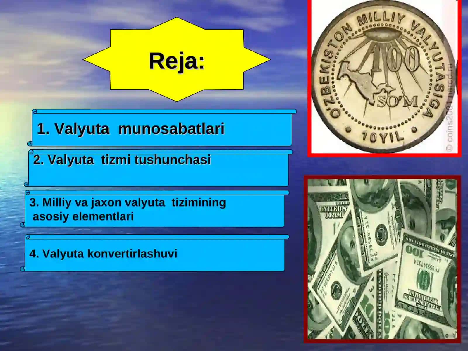 JAHON VALYUTA TIZIMI 2