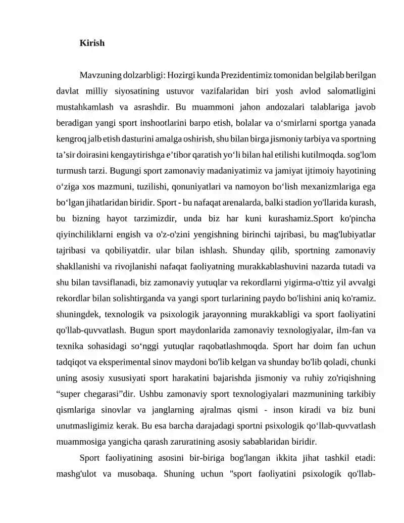 SPORTCHILARNING TEXNIK TAYYORGARLIGI VA UNING PSIXOLOGIK XUSUSIYATLARI 2