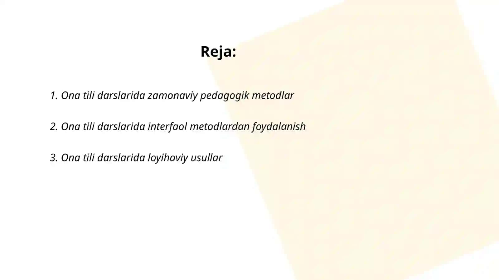 Ona tili darslarida metodlardan foydalanish 2