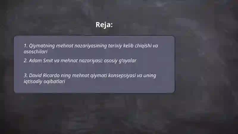 Qiymatning mehnat nazariyasi va keyingi qoʻshilgan miqdor nafliligi nazariyalari 2