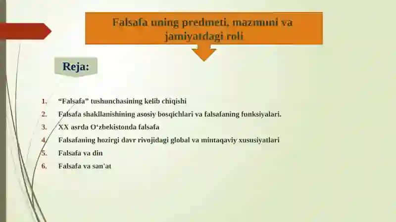 Falsafa va uning jamiyathayoti dag'ir o'li 2