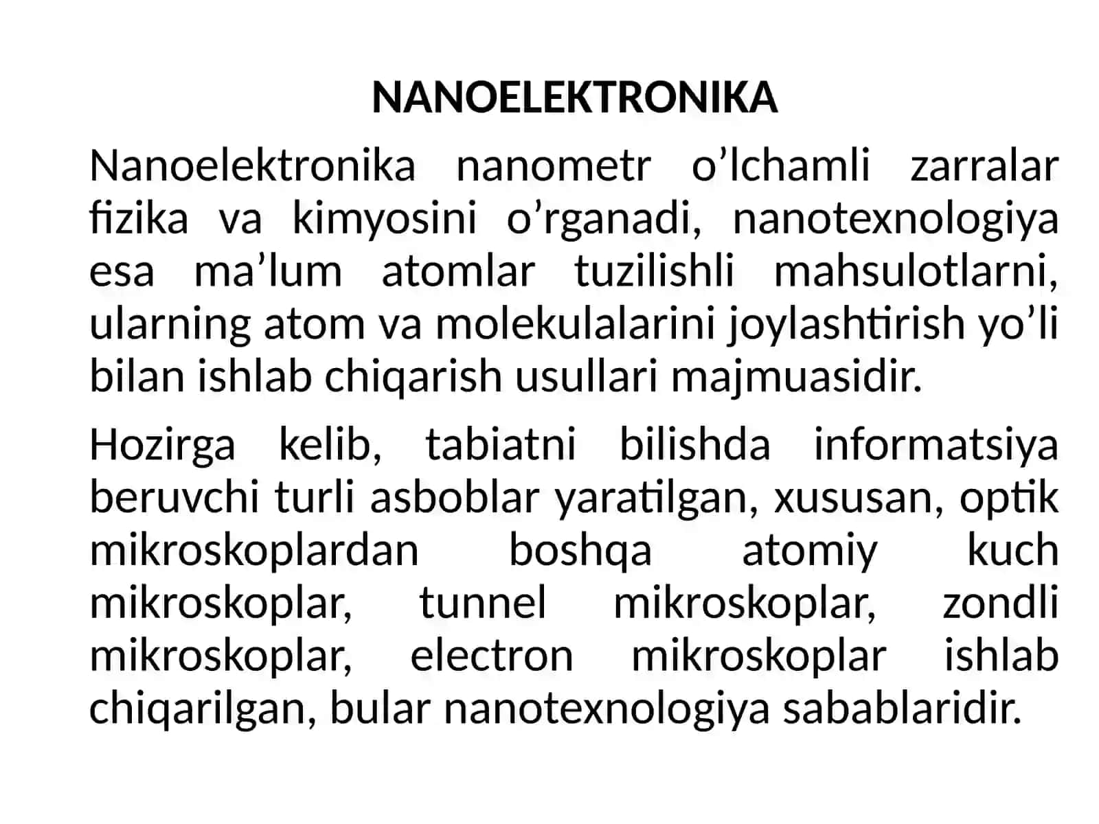 NANOELEKTRONIKA 2