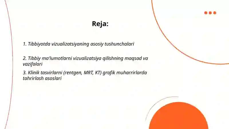 Tibbiyotda vizualizatsiya 2