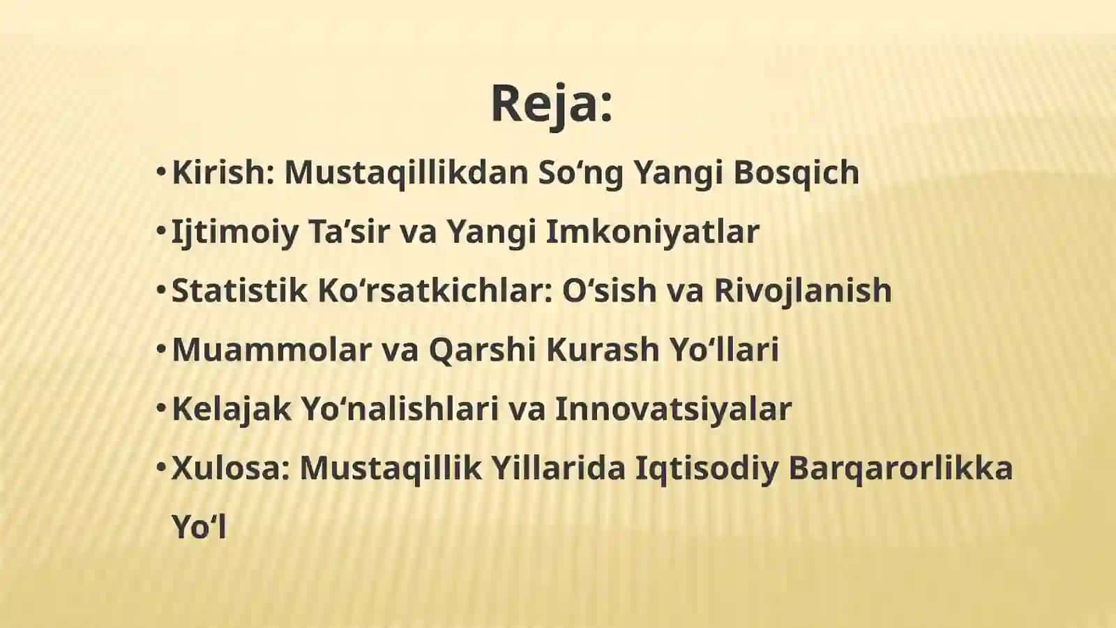 Mustaqillik Yillarida Qishloq Xo‘jaligi va Sanoat Sohasidagi O‘zgarishlar 2