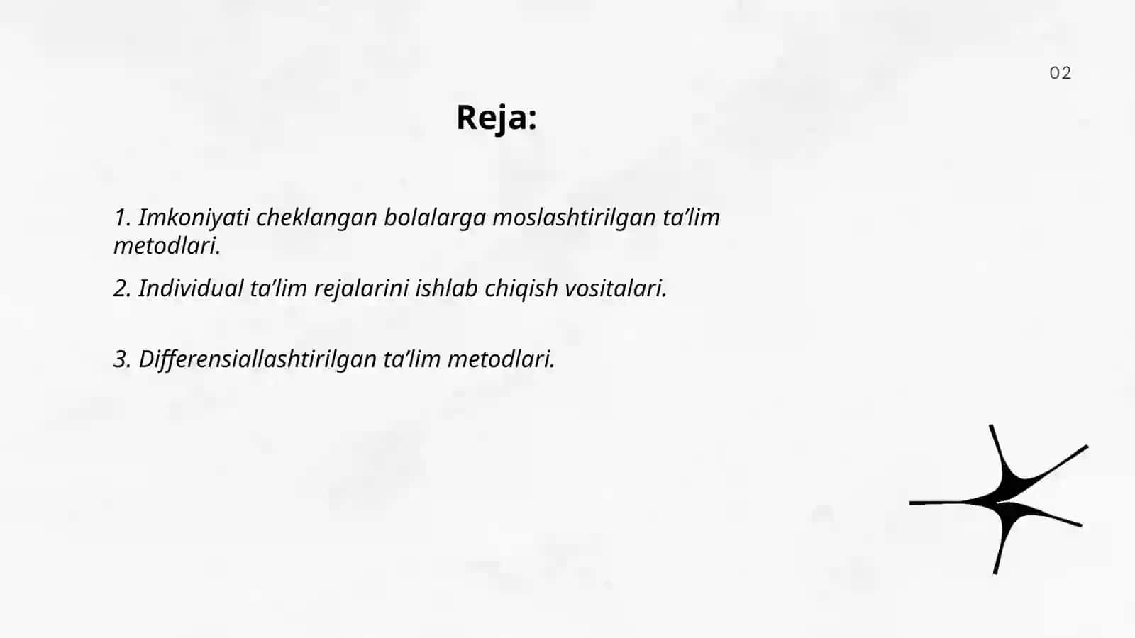 Imkoniyati cheklangan bolalarga moslashtirilgan ta’lim metodlari 2