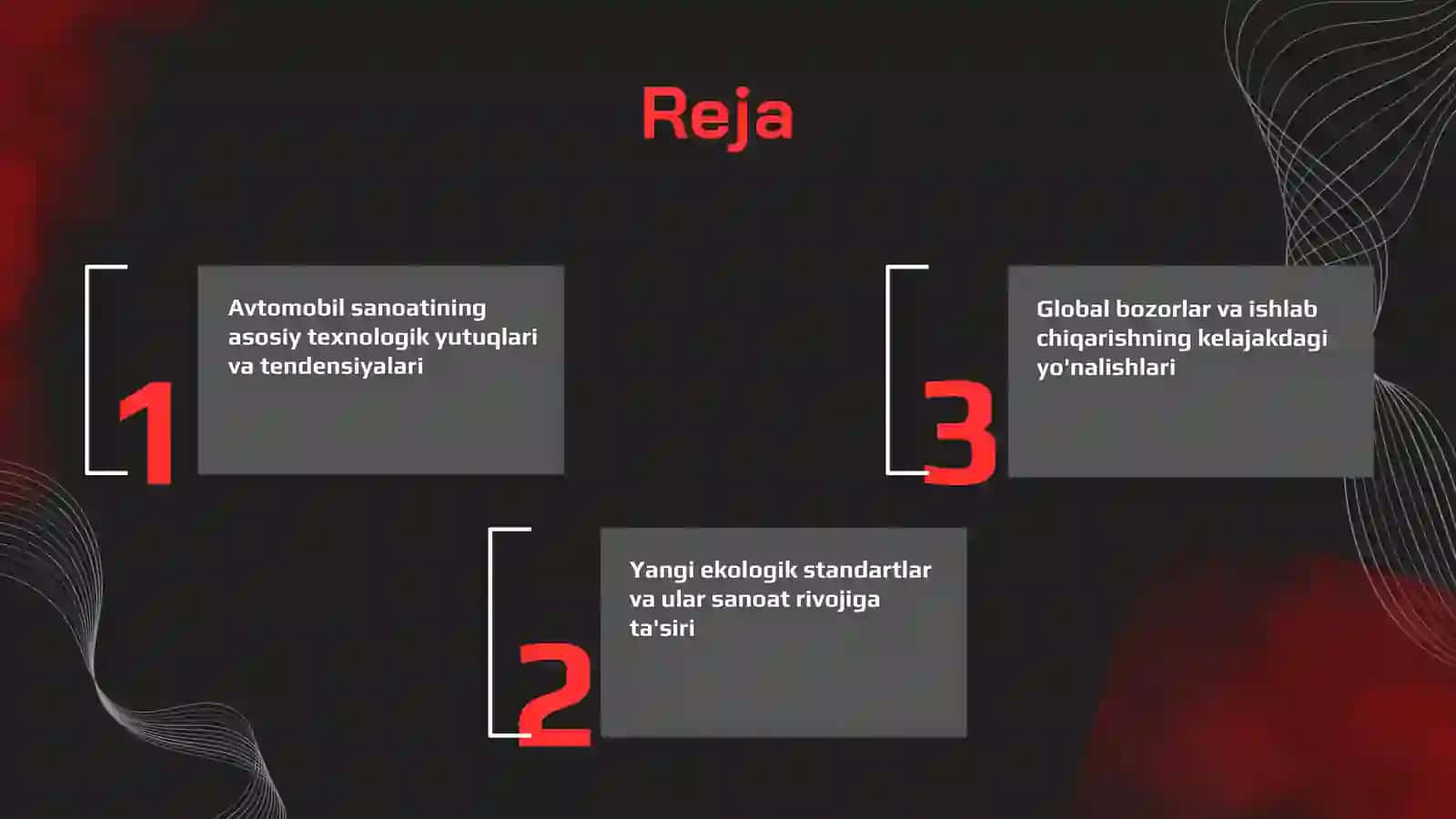 Jahon avtomabilsozlik sanoatining rivojlanish istiqbollari 2
