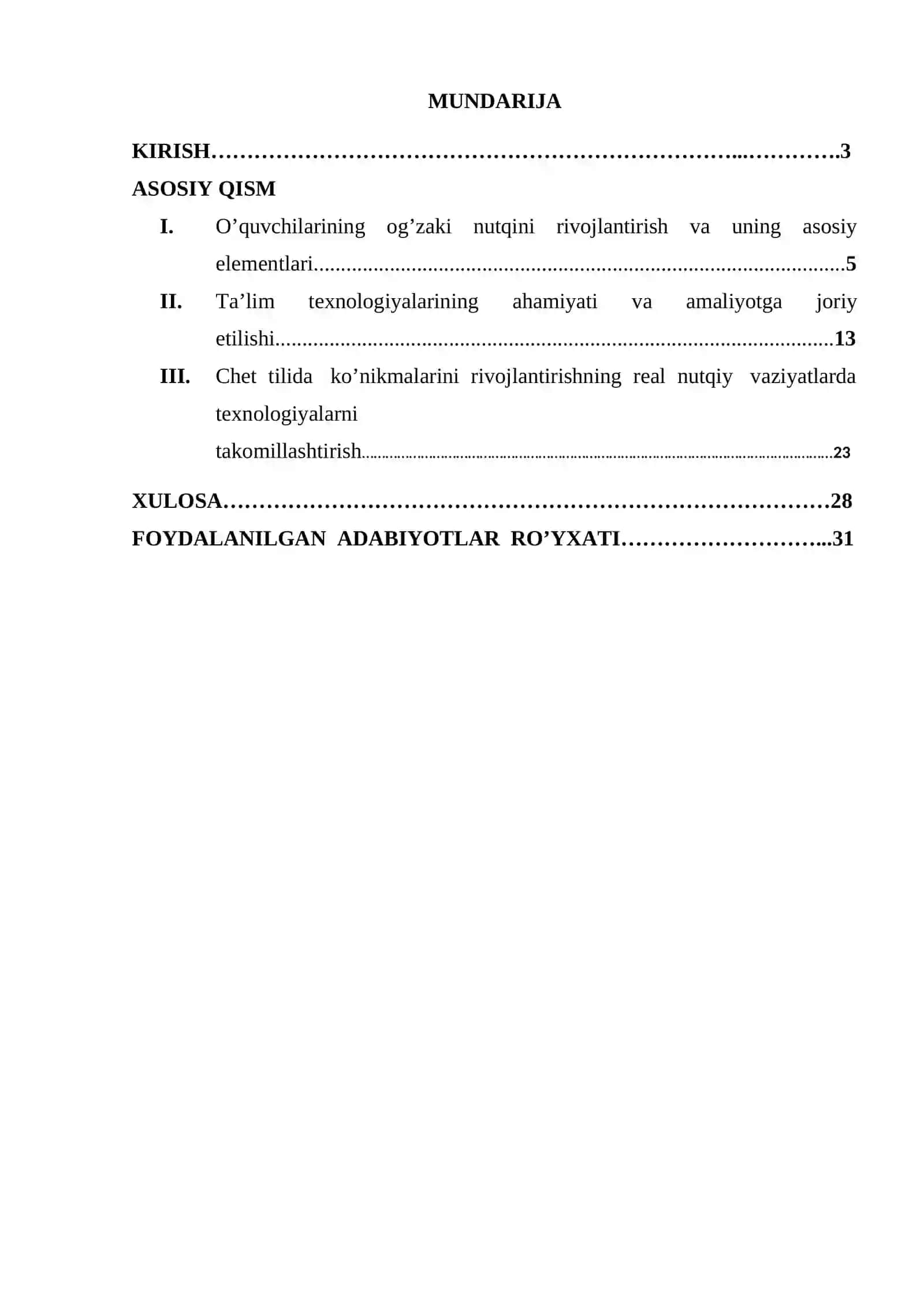 UMUMTA’LIM MAKTABI O’QUVCHILARINING OG’ZAKI NUTQINI RIVOJLANTIRISHDA TA’LIM TEXNOLOGIYALARINING AHAMIYATI 2