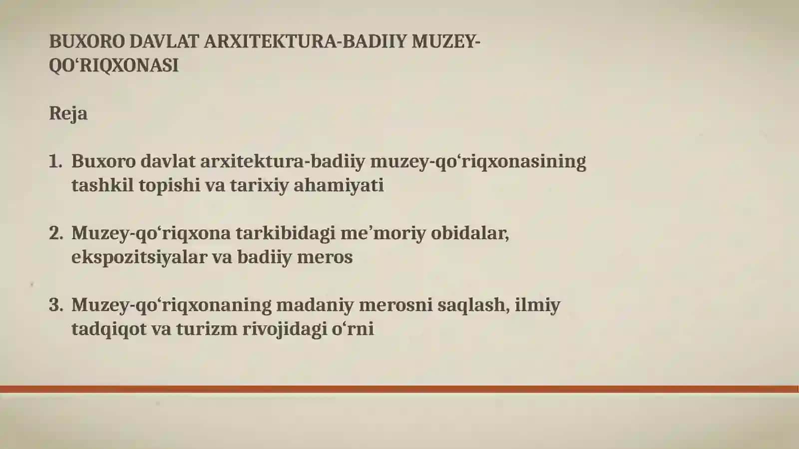 Buxorodavlatarxitektura-badiiymuzey-qo‘riqxonasi 2