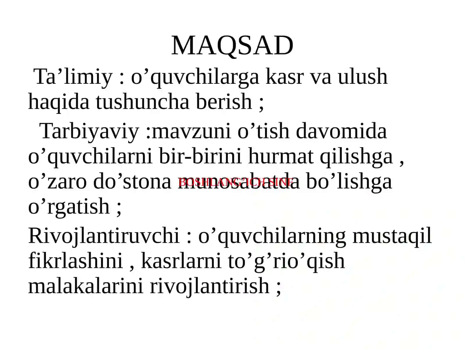 Kasrlar haqidagi tushuncha va qo'shilish 2