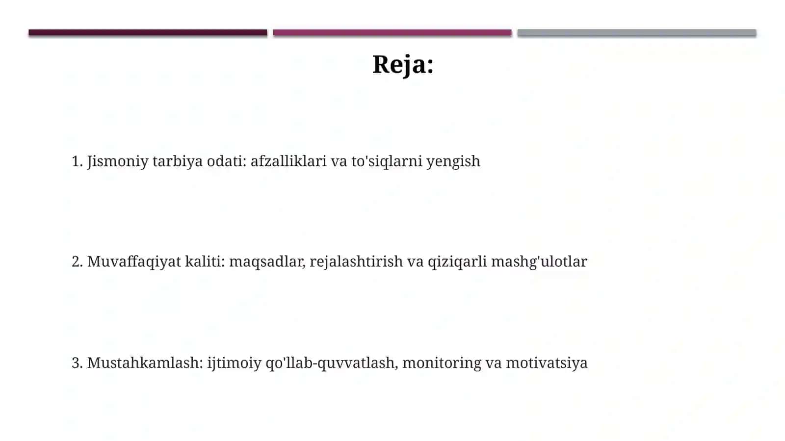 Jismoniytarbiyamashg'ulotlaribilanshug'ullanishniodatgaaylantirishyo'llari 2