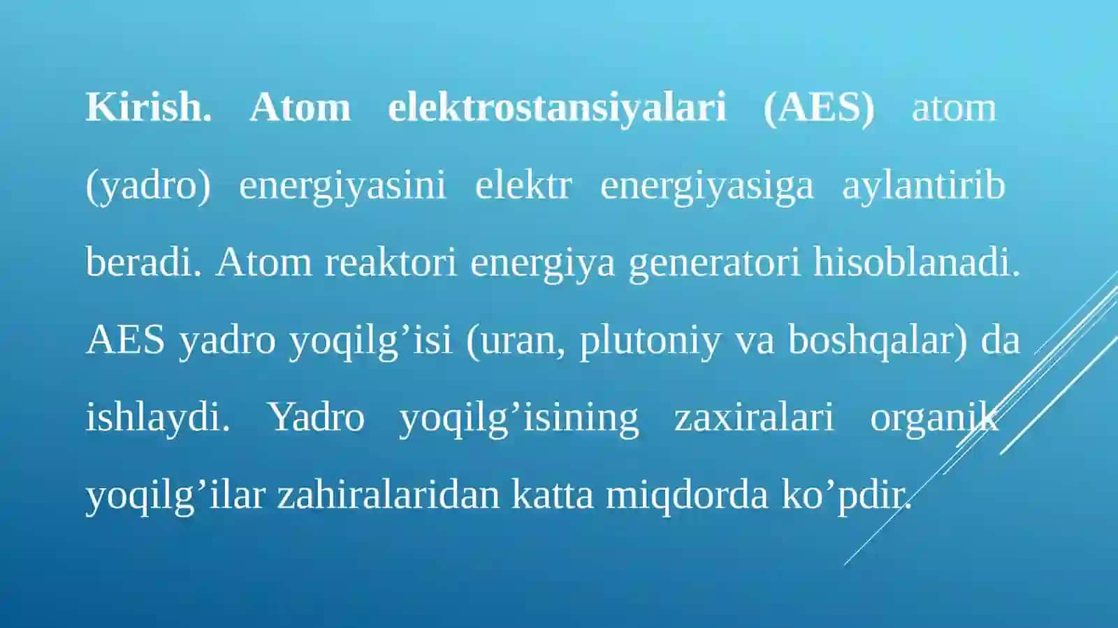 Atom Elektr Stansiyalari (AES) 2