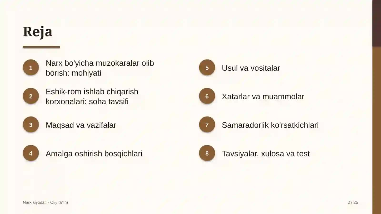 eshik rom ishlab chiqarish korxonalarida narx bo'yicha muzokaralar olib borish 1150 2