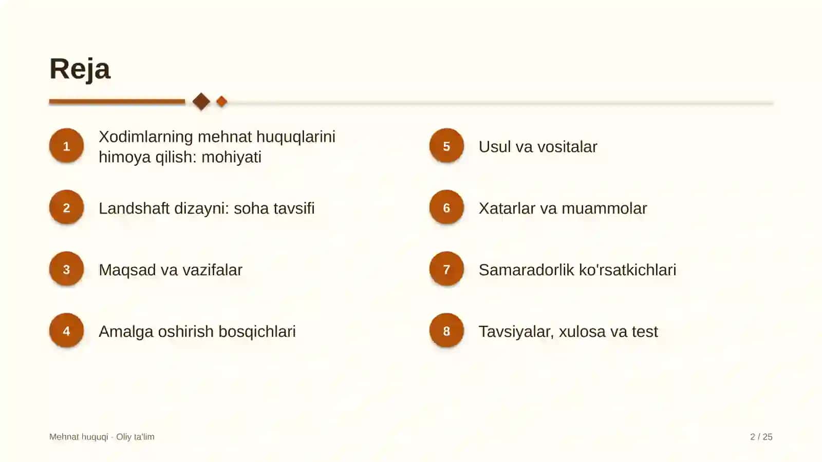 Landshaft dizaynida xodimlarning mehnat huquqlarini himoya qilish 2