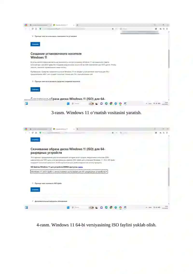 Operatsion tizimlarni o’rnatish 2