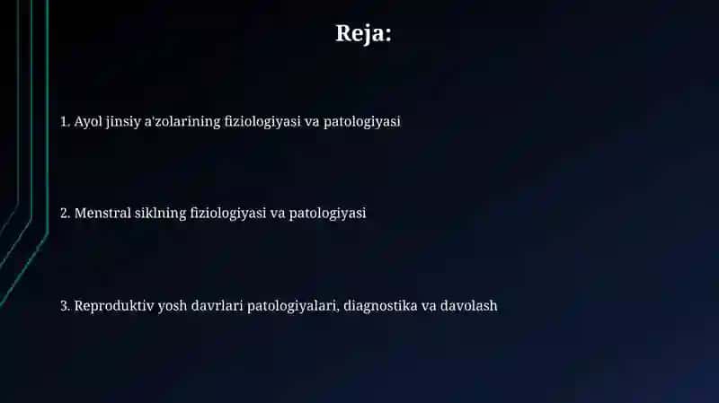 Ayollar jinsiy azosi fizologiyasi va patologiyasi hays sekli 2