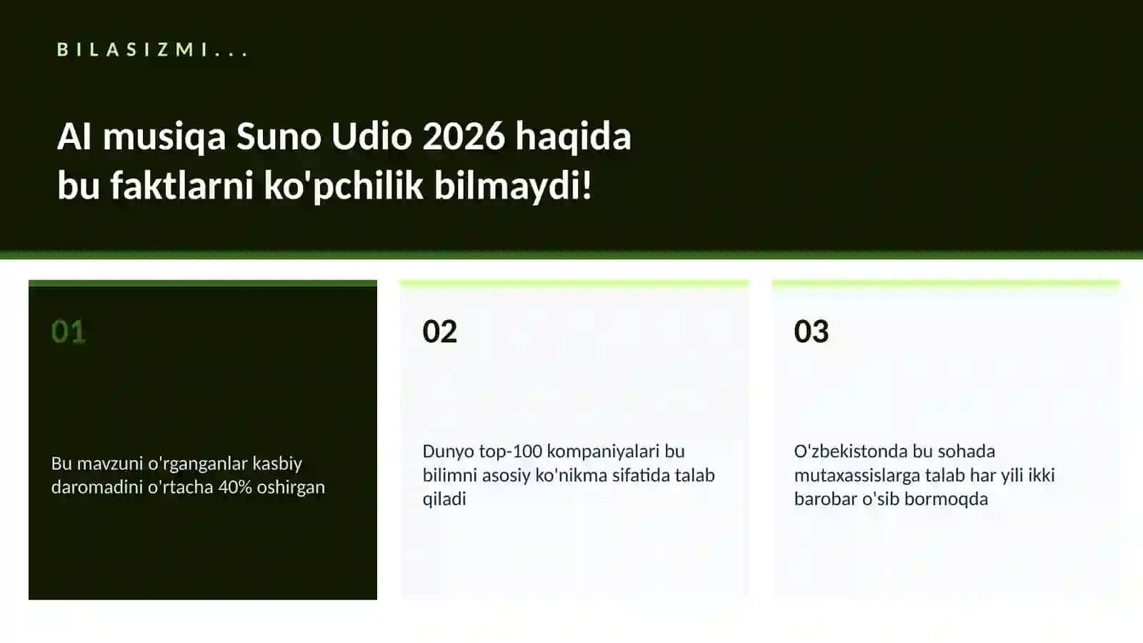 AI musiqa Suno Udio 2026 2