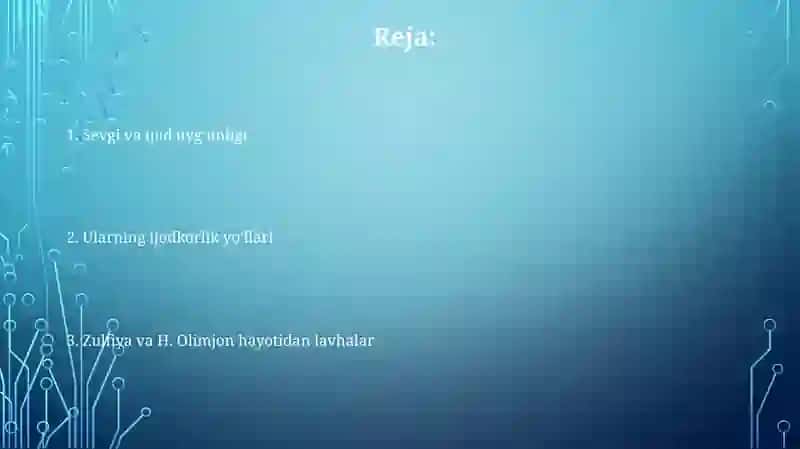 Zulfiya va H.Olimjon hayotiga chizgilar maqola 2
