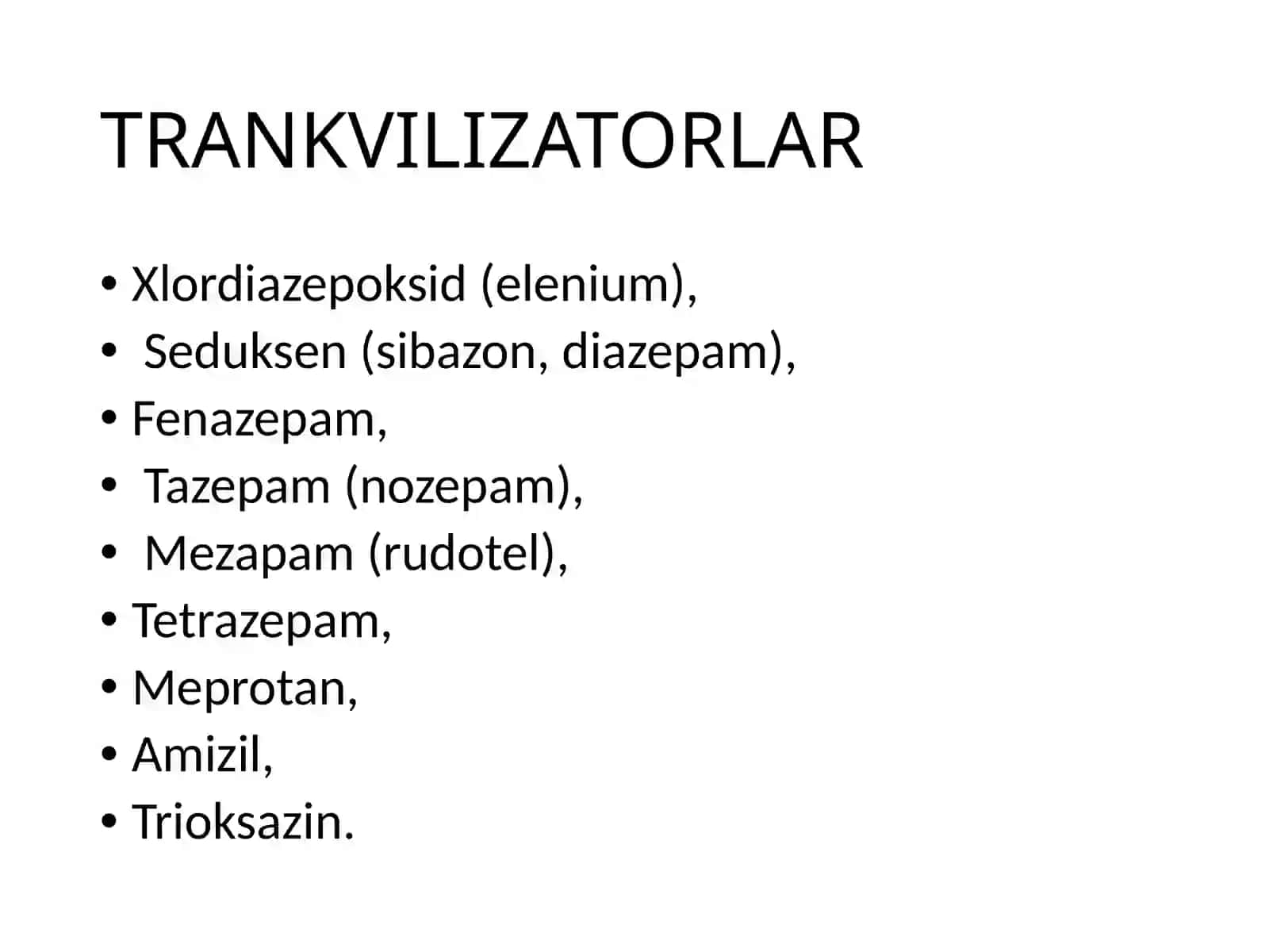 Trankvilizatorlar 2