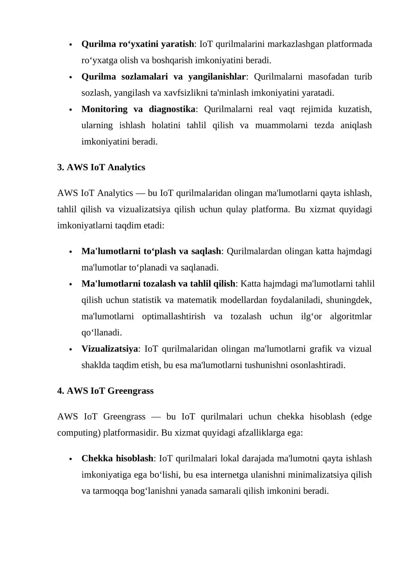 Amazon IoT Texnologiyasi 2