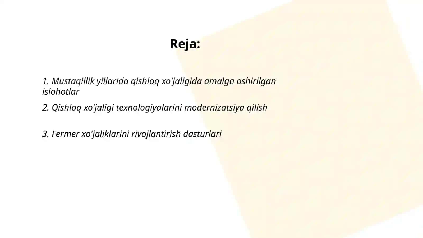 Mustaqillik yillarida qishloq xo'jaligi va sanoat sohasidagi o'zgarishlar 2