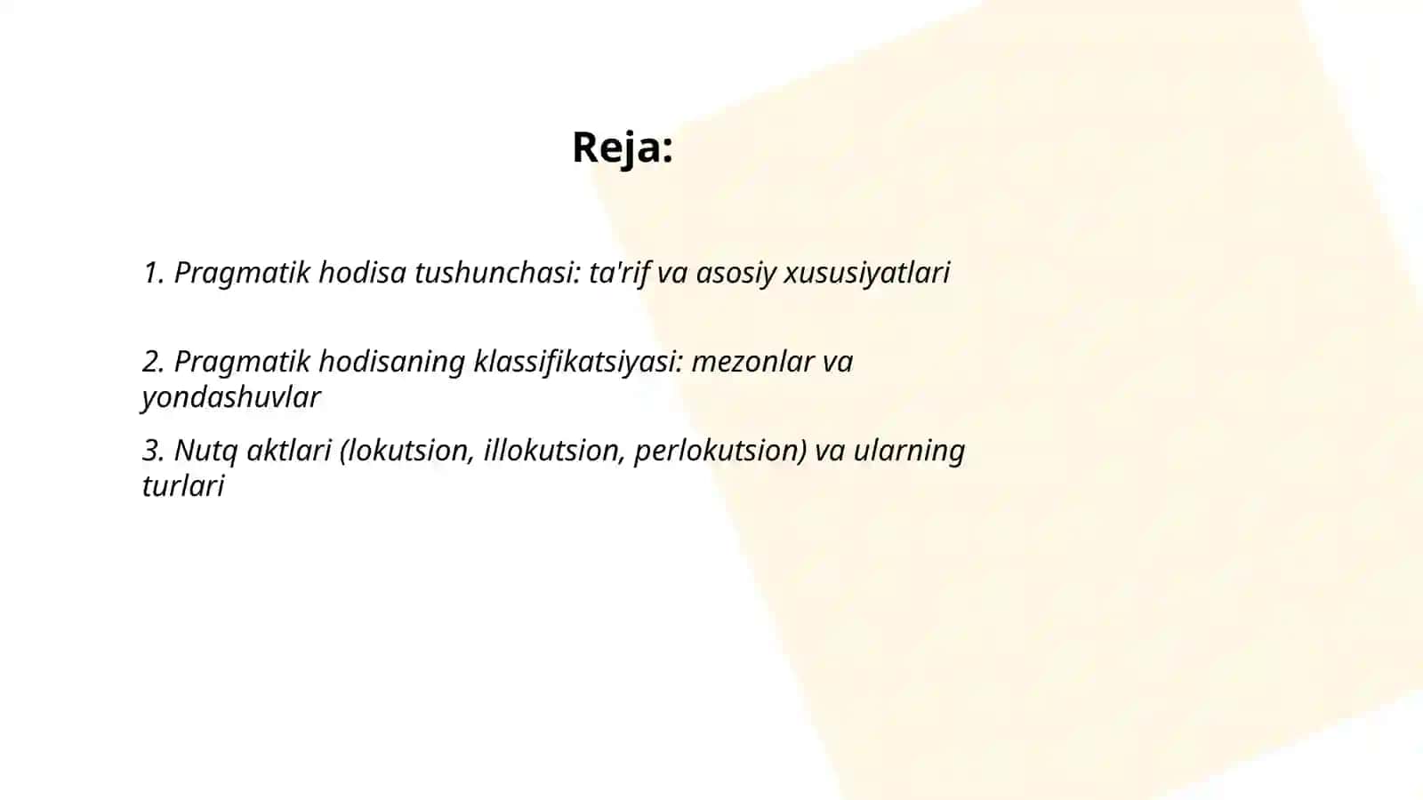 Pragmatik hodisa tushunchasi va uning turlari 2