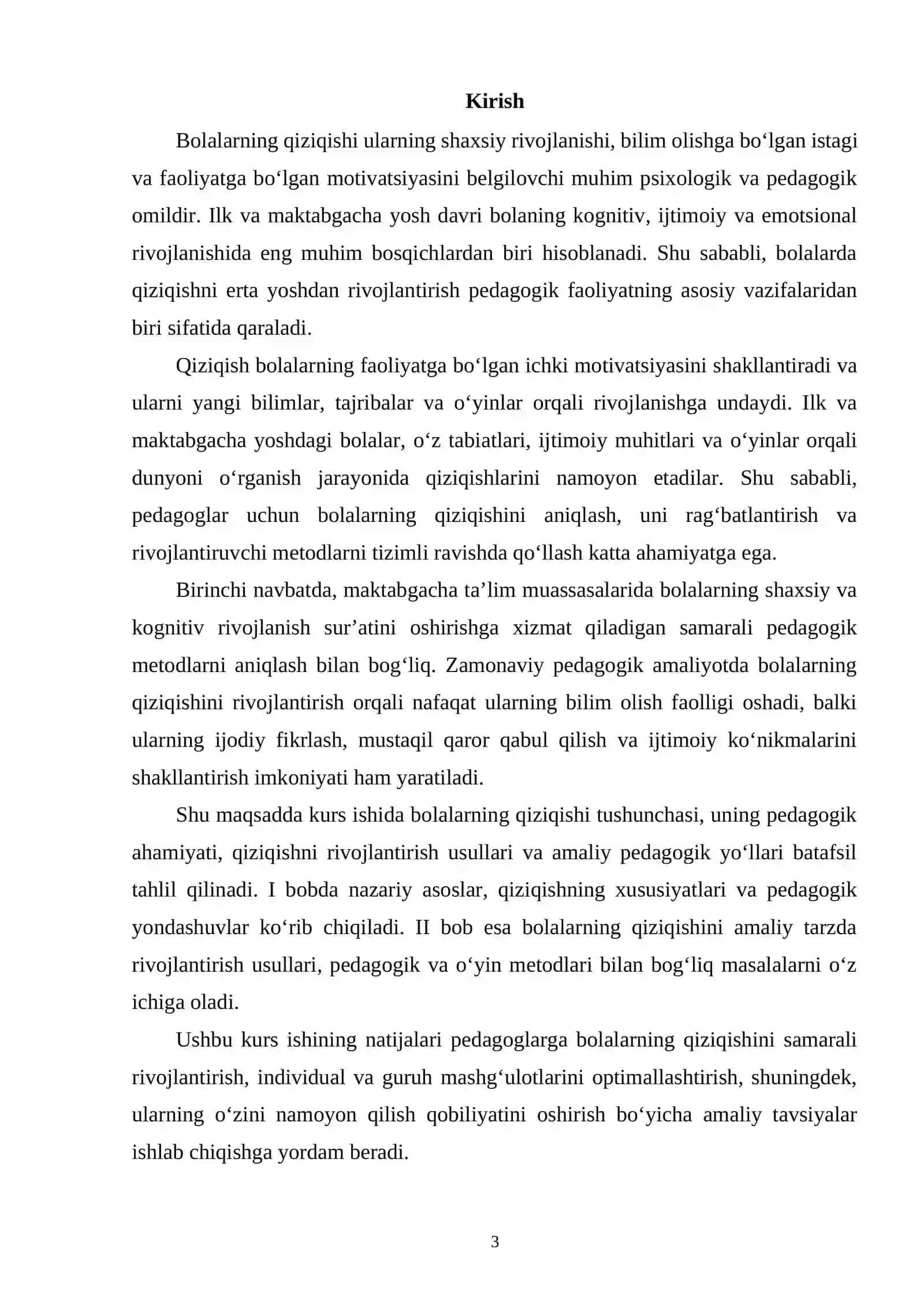 ILK VA MAKTABGACHA YOSHDAGI BOLALARNING QIZIQISHLARINI RIVOJLANTIRISHNING PEDAGOGIK YO'LLARI 2
