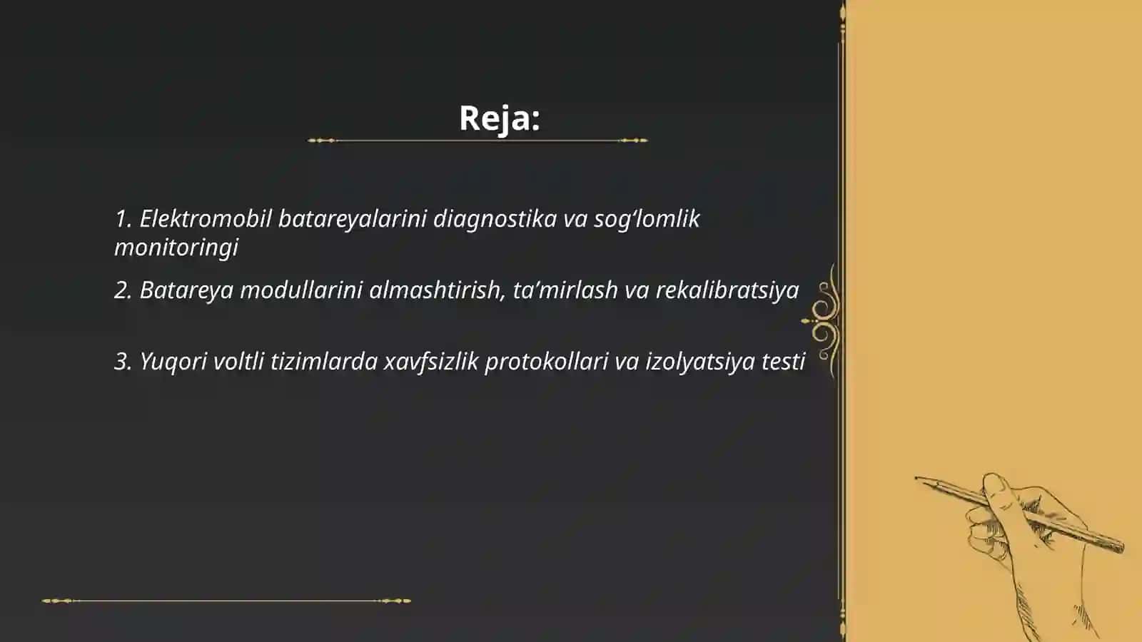Elektromobillarga xizmat koʻrsatish 2