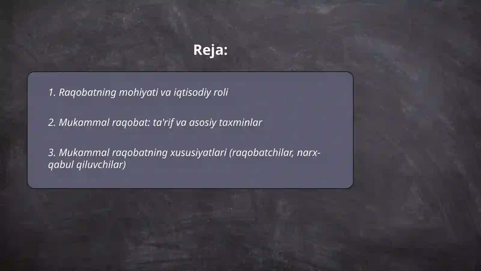 Raqobatning mohiyati va turlari 2