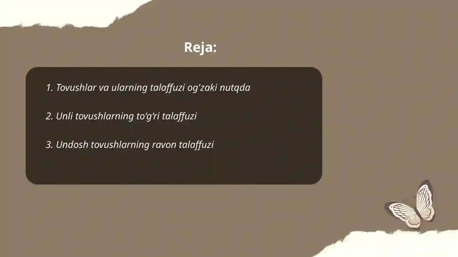 Tovushlarning to'g'ri va ravon talaffuzi 2