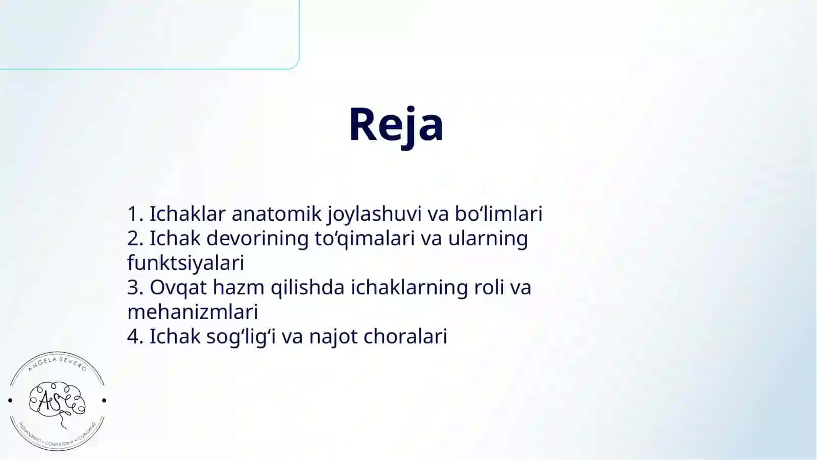 ICHAKLAR TUZILISHI VA VAZIFALARI 2