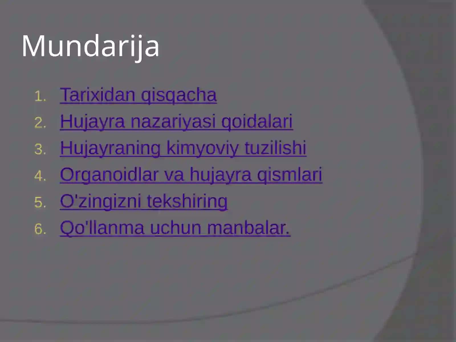 Biologiya va tibbiyot bo'yicha o'zingizni sinang 2