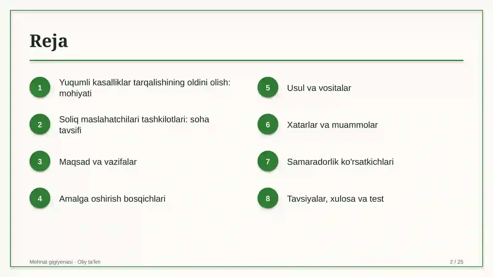 soliq maslahatchilari tashkilotlarida yuqumli kasalliklar tarqalishining oldini olish choralari 8032 2