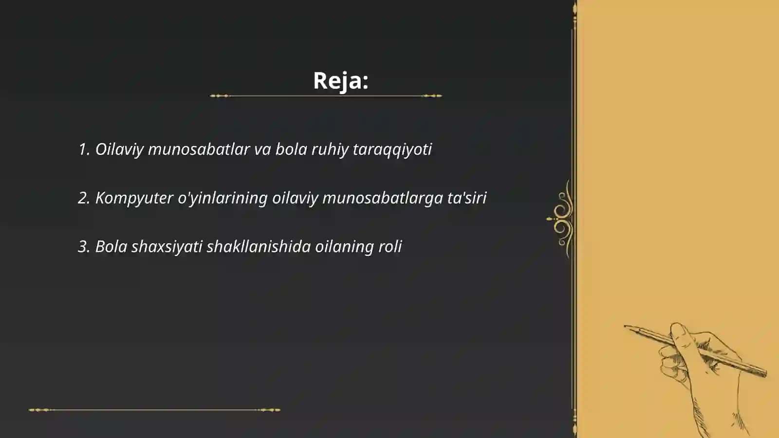 Oilaviy munosabatlarning bola rivojiga tasiri 2
