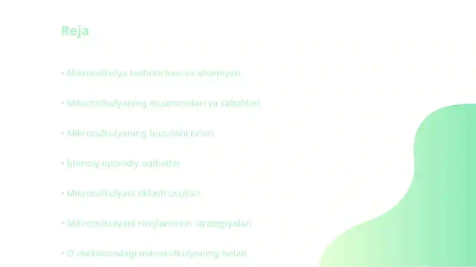 Regional mikrotsilkulyasining buzulishi 2