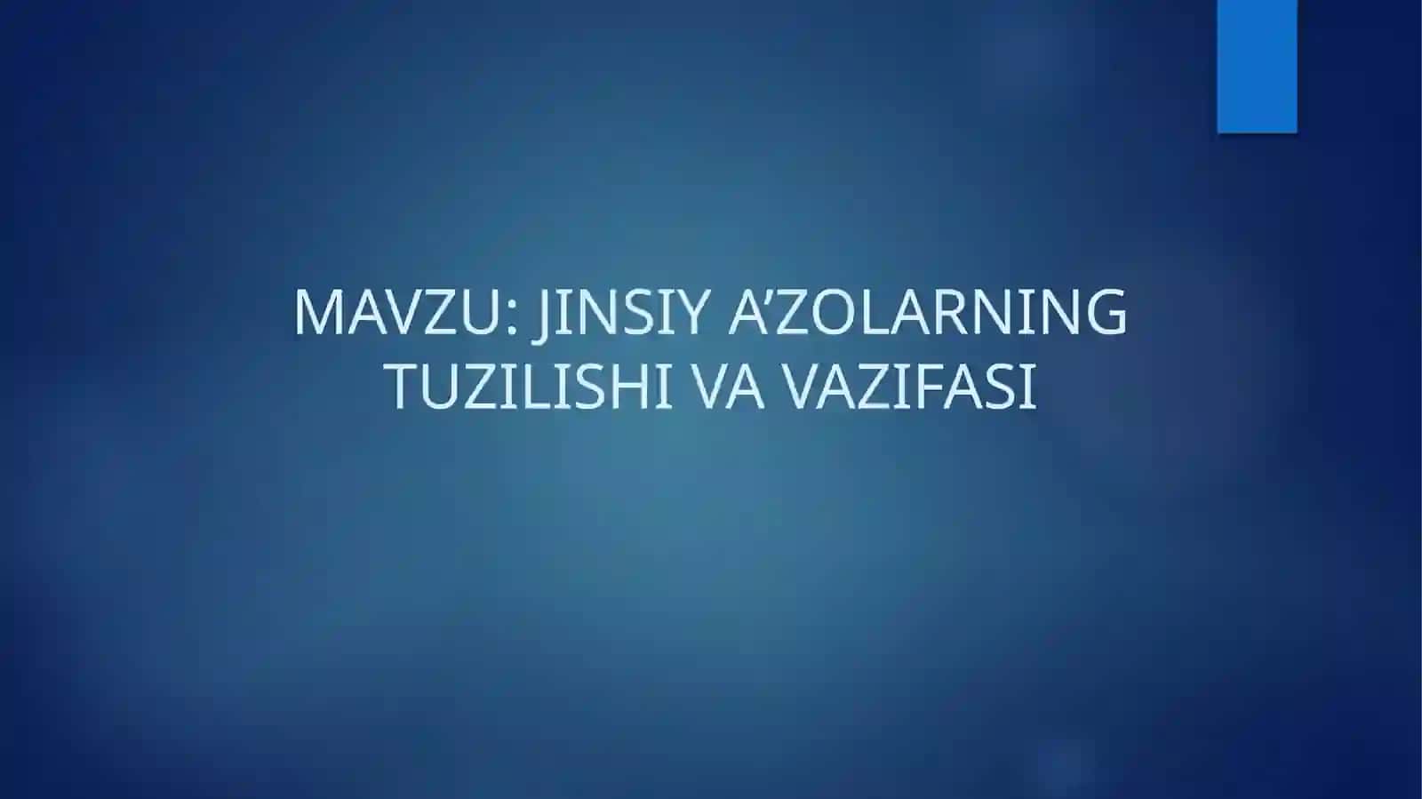ODAM ANOTOMIYASI VA FIZIOLOGIYASI 2