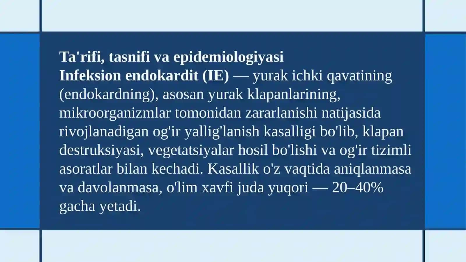INFEKSION ENDOKARDIT PREZENTATSIYA 2