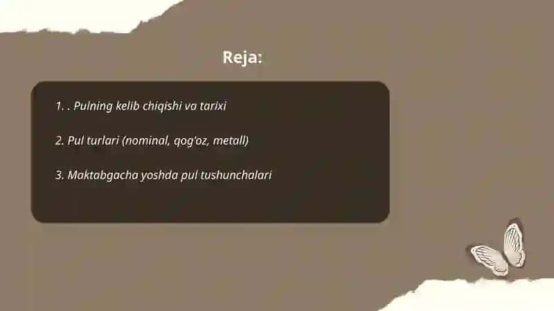 Pulning kelib chiqishi va tarixi 2