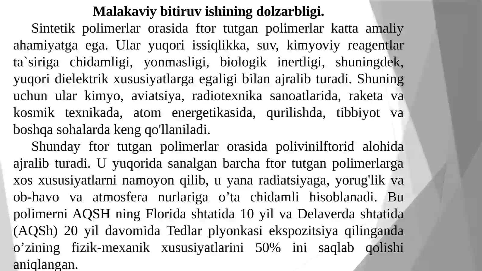 Malakaviy bitiruvishi 2