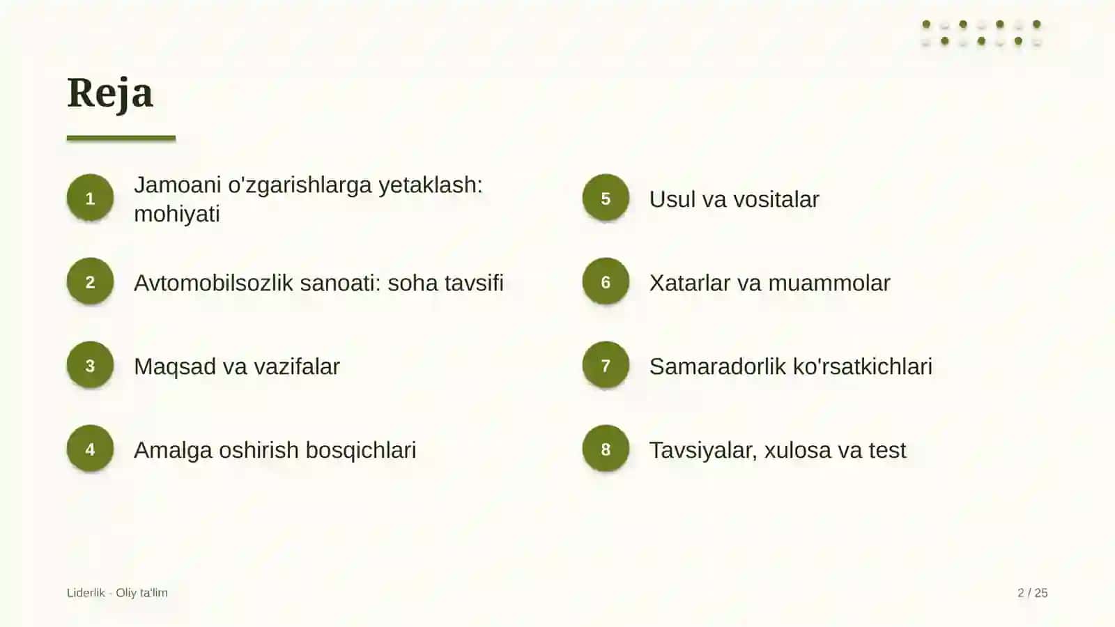 Avtomobilsozlik sanoati misolida: mohiyati, bosqichlari, usullari va ko'rsatkichlari 2