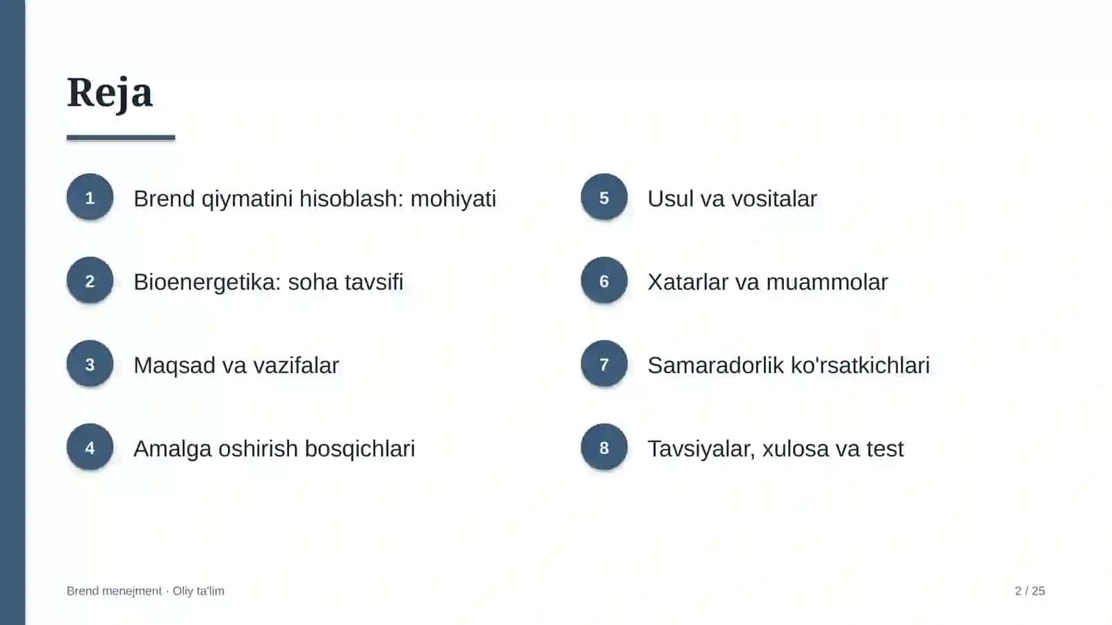 Bioenergetikada brend qiymatini hisoblash 2